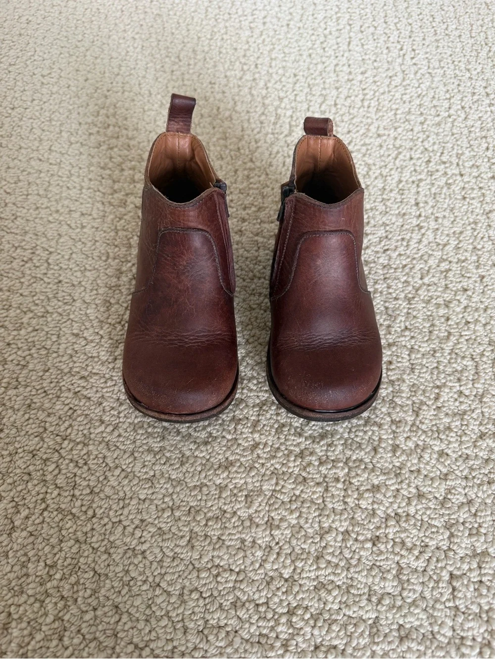 Adelisa & Co Ophelia brown leather boots